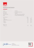 Approval/Declaration Materials Declaration