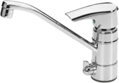 Kitchen faucet with dishwasher valve