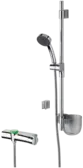 Shower faucet with shower set, 3 V