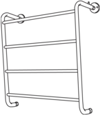 Oras, Towel rail, 581100-11