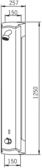 Oras Electra, Shower panel, 12 V, 6664FT