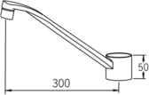 Oras Safira, Jooksutoru komplektne, L=300, 159999V