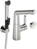 Washbasin faucet with washing machine valve, 3 V