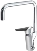 Kitchen faucet with dishwasher valve, 6 V