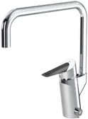 Kitchen faucet with dishwasher valve, 6 V