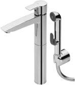 High washbasin faucet