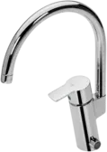 Kitchen faucet with dishwasher valve, 6 V