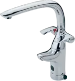 Kitchen faucet with dishwasher valve, 230/12 V