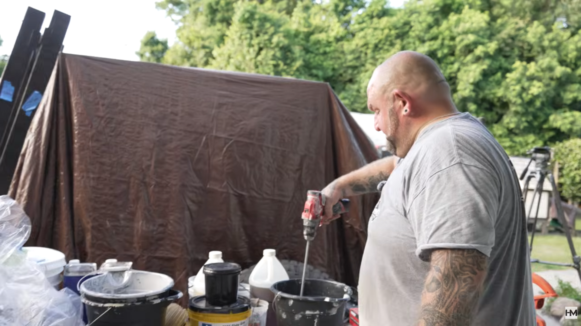 Preparing the Epoxy Coating Mixture