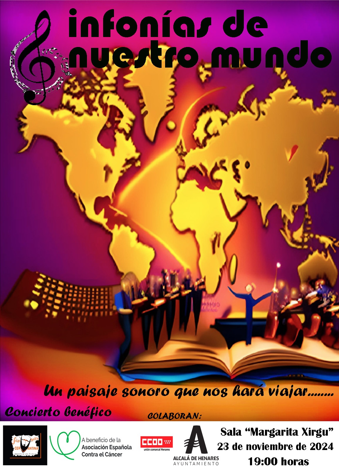 Concierto benéfico a favor de la Asociación Española Contra el Cáncer Alcalá de Henares