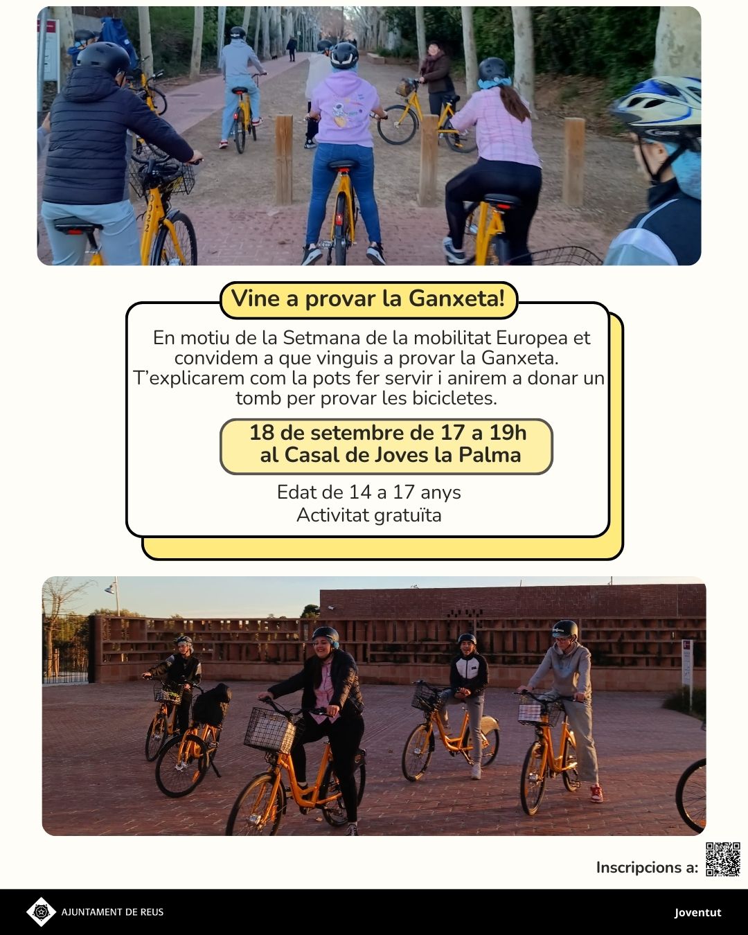 Vine a provar la Ganxeta!