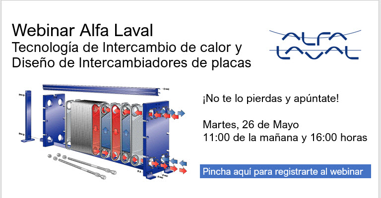 Webinar: "Intercambio de calor y diseño de intercambiadores de calor de placas"