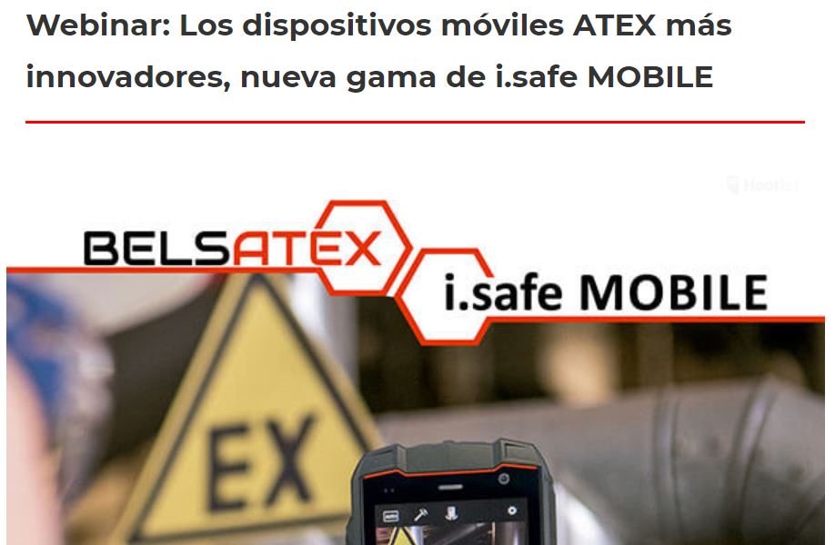 Webinar: Los dispositivos móviles ATEX más innovadores, nueva gama de i.safe MOBILE