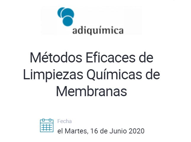 Métodos Eficaces de Limpiezas Químicas de Membranas - Profesional webinar