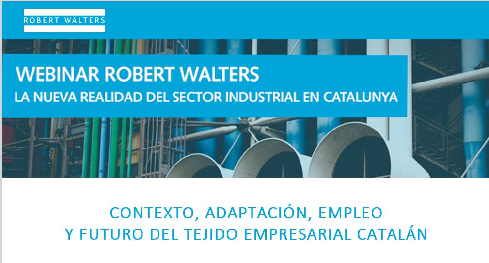 CONTEXTO, ADAPTACIÓN, EMPLEO  Y FUTURO DEL TEJIDO EMPRESARIAL CATALÁN - profesional webinar metalindustria