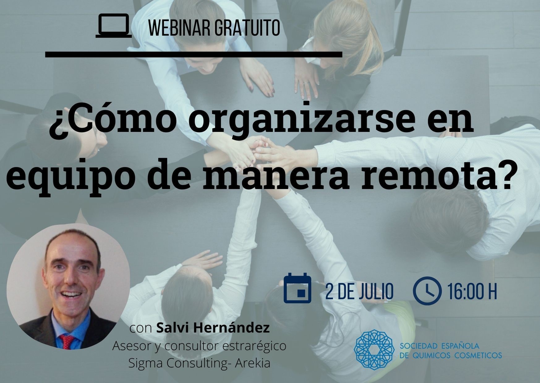 ¿Cómo organizarse en equipo de manera remota? - Calendario webinars industria química - profesionalwebinar.com