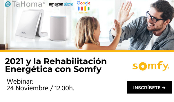 2021 y la Rehabilitación Energética con Somfy - calendario webinars profesionales construcción