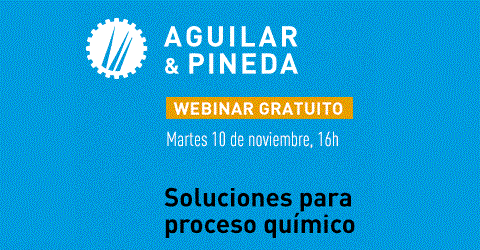 Soluciones para proceso químico de Aguilar&Pineda - webinar industria química