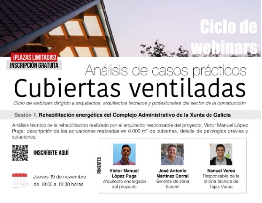 Rehabilitación energética del Complejo Administrativo de la Xunta de Galicia - porfesional webinar construcción