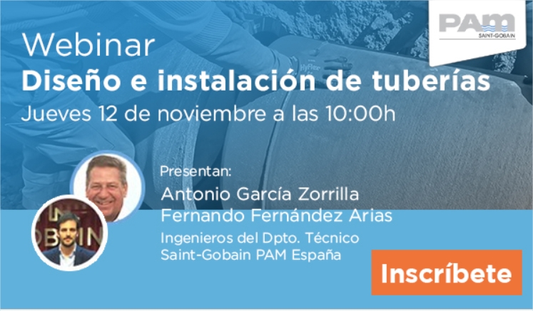 DISEÑO E INSTALACIÓN DE CANALIZACIONES DE FUNDICIÓN DÚCTIL - webinar profesional