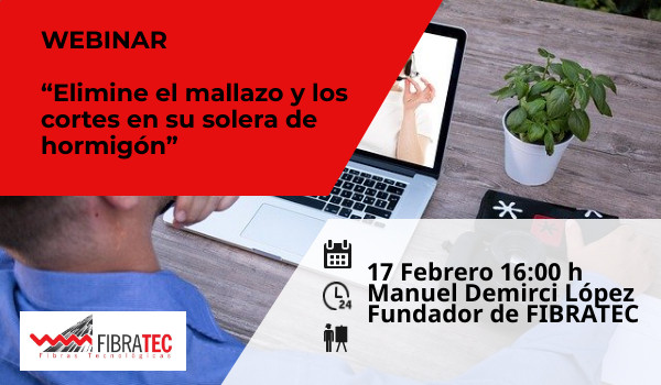 Eliminación de mallazos y cortes de retracción en la construcción de losas de hormigón -  webinar Fibratec