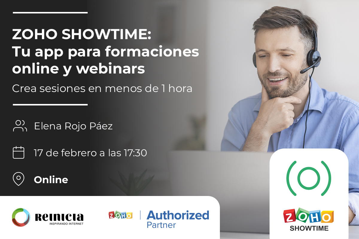 ZOHO SHOWTIME: Tu app para formaciones online y webinars