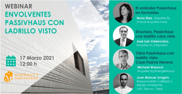 Envolventes Passivhaus con ladrillo visto - webinar construcción