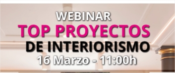 Top Proyectos de Interiorismo - webinar profesional interiorismo