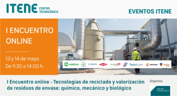 I Encuentro online en Tecnologías de reciclado y valorización de residuos de envase: químico, mecánico y biológico