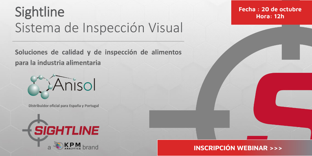 Sightline, SISTEMA DE INSPECCIÓN VISUAL. Calidad e inspección de alimentos para la industria alimentaria