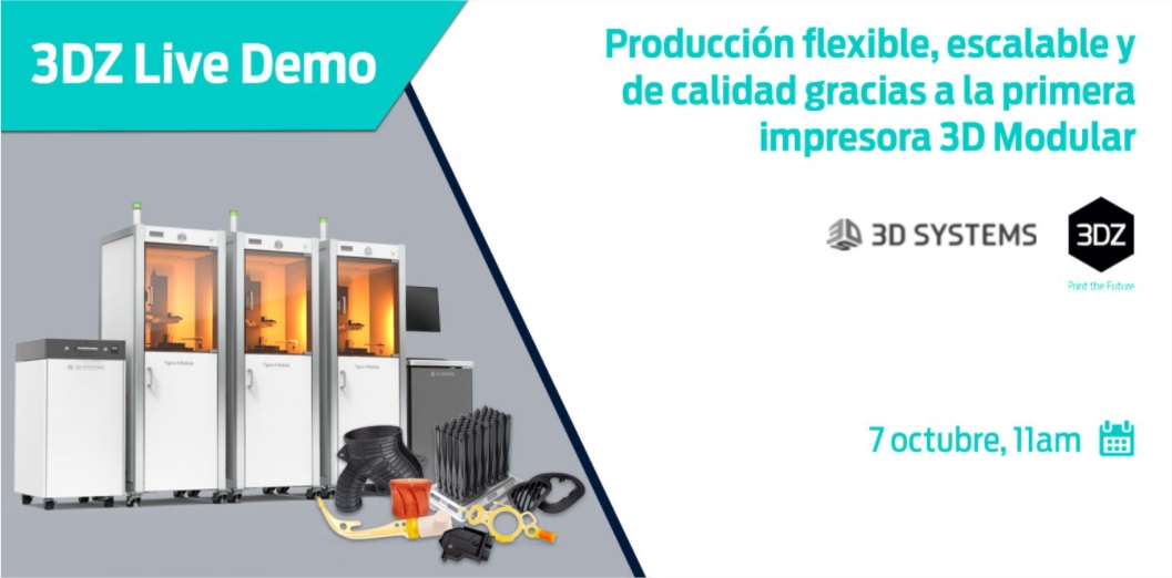 Producción flexible, escalable y de calidad gracias a la primera impresora 3D Modular