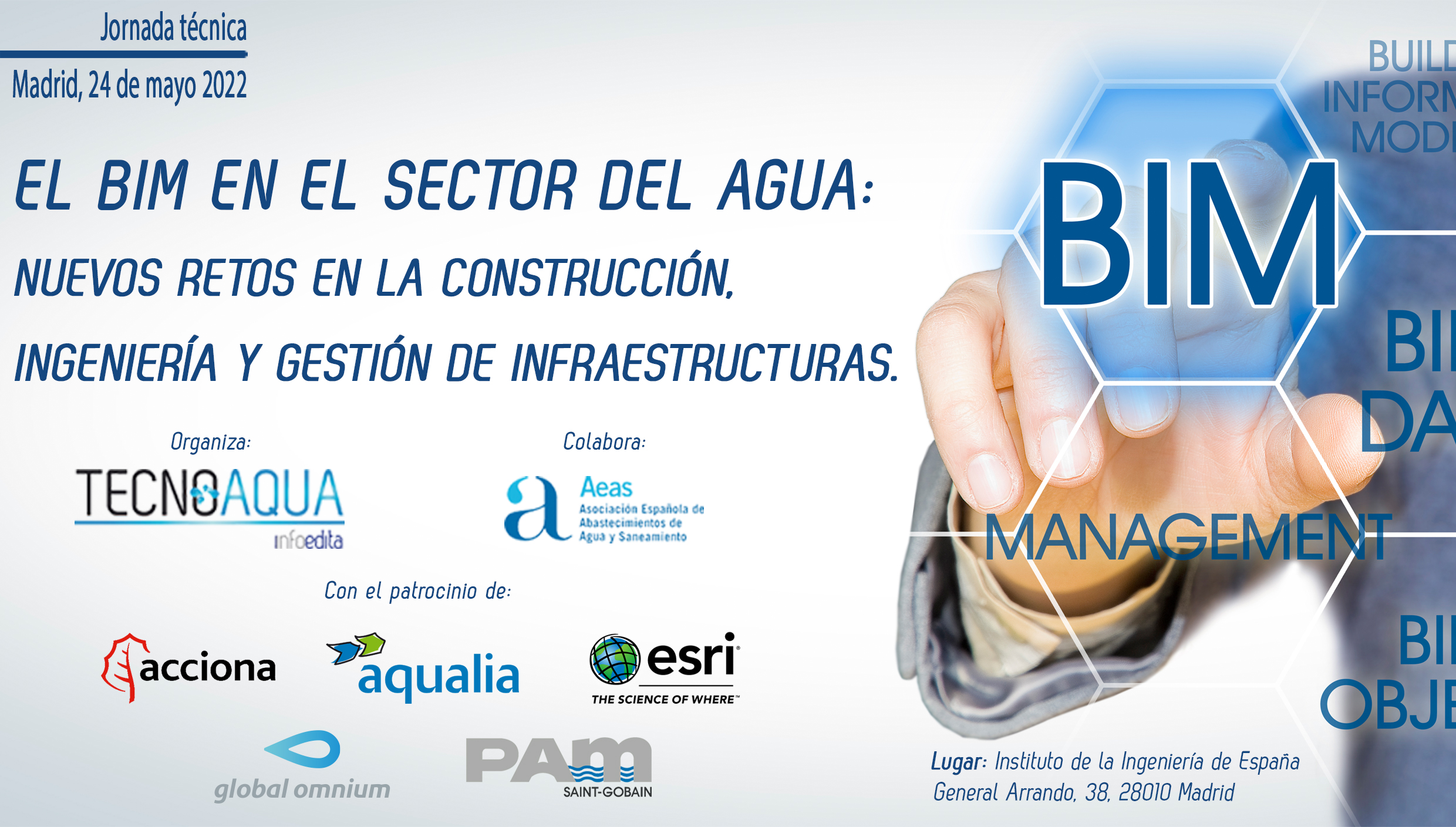 El BIM en el sector del agua: Nuevos retos en la construcción, ingeniería y gestión de infraestructuras