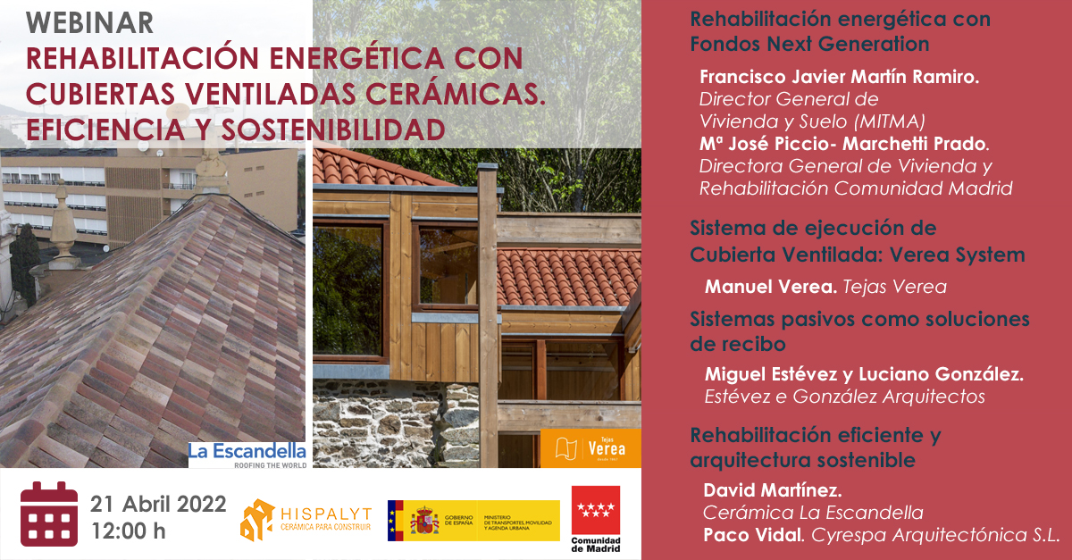 Rehabilitación Energética con Cubiertas Ventiladas Cerámicas. Eficiencia y Sostenibilidad