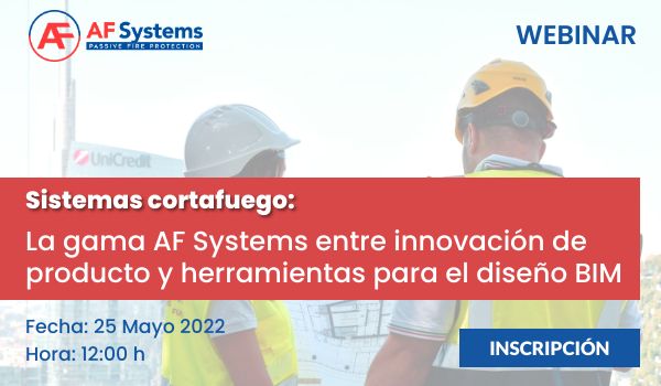 Sistemas cortafuego: la gama AF Systems entre innovación de producto y herramientas para el diseño BIM