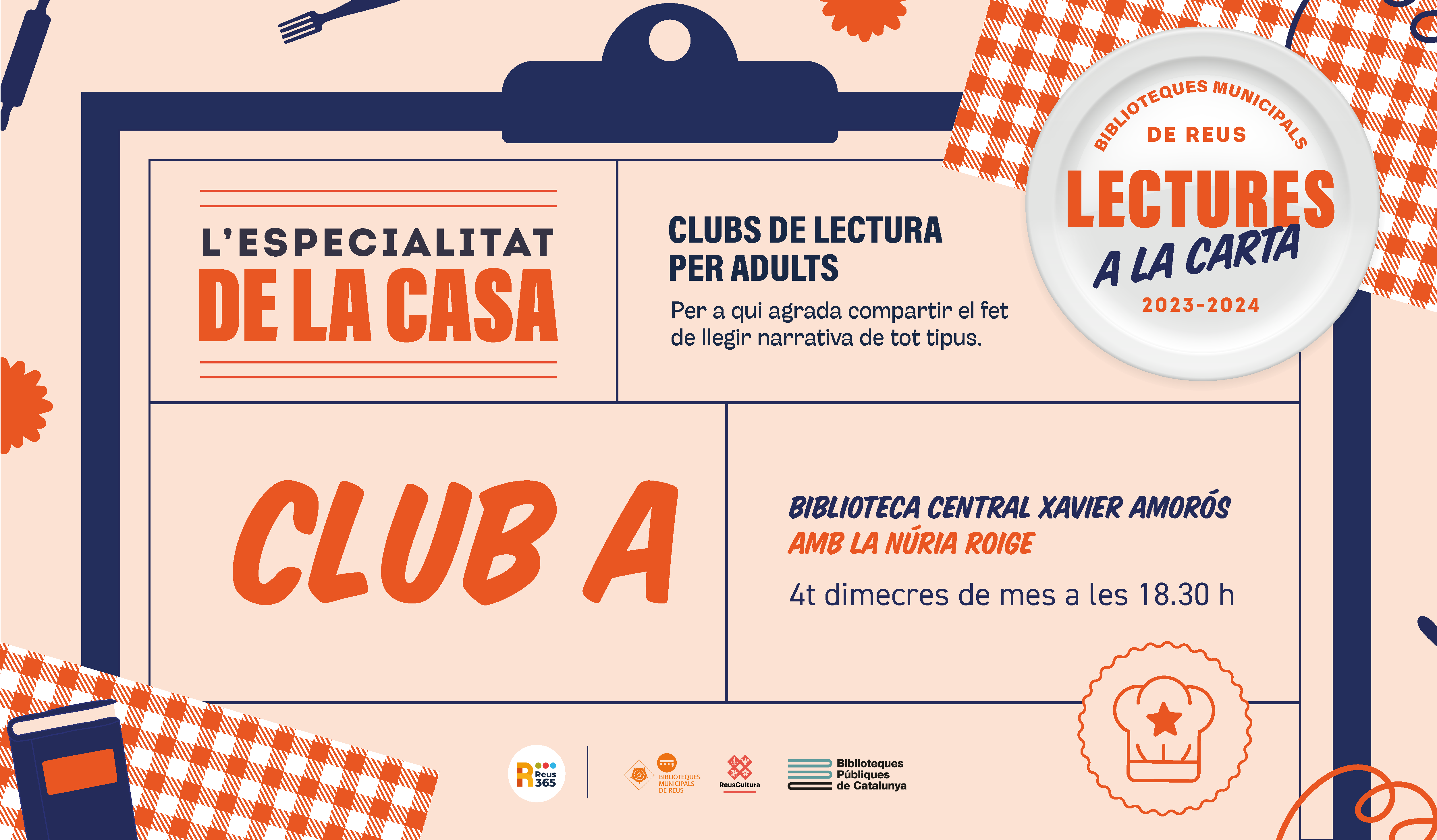 CLUB DE LECTURA PER ADULTS (GRUP A) 23-24