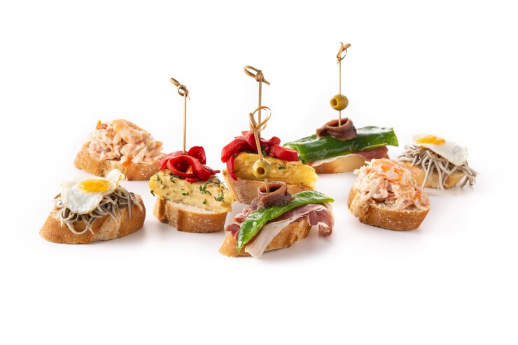 Pintxos. tapes i platillos