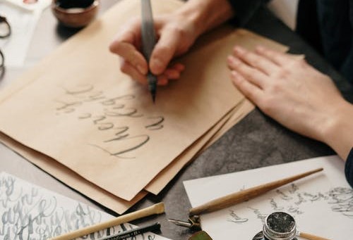 LETTERING, ART PER RELAXAR-TE