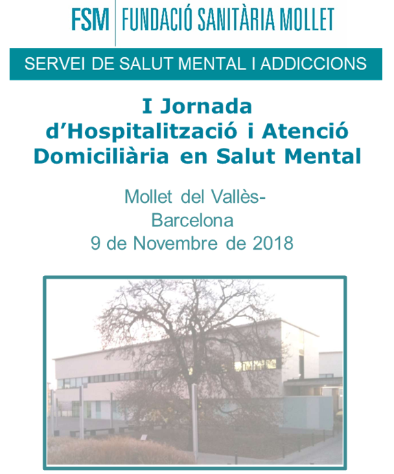 I Jornada d'Hospitalització i Atenció Domiciliària en Salut Mental