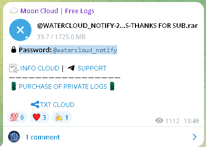 Massive Data Breach Exposes @WATERCLOUD_NOTIFY: 1.68GB of Sensitive