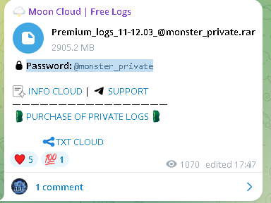 Massive Data Breach at Premium_logs_11-12.03_@monster_private | InsecureWeb