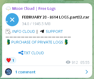 Breach Alert: Massive Data Leak Strikes FEBRUARY 20 - 8614 LOGS