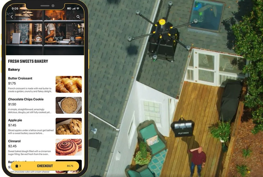 アメリカの飲食業界で広がり始めたドローンを使ったデリバリー