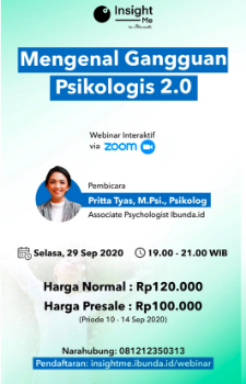 Mengenal Gangguan Psikologis 2.0