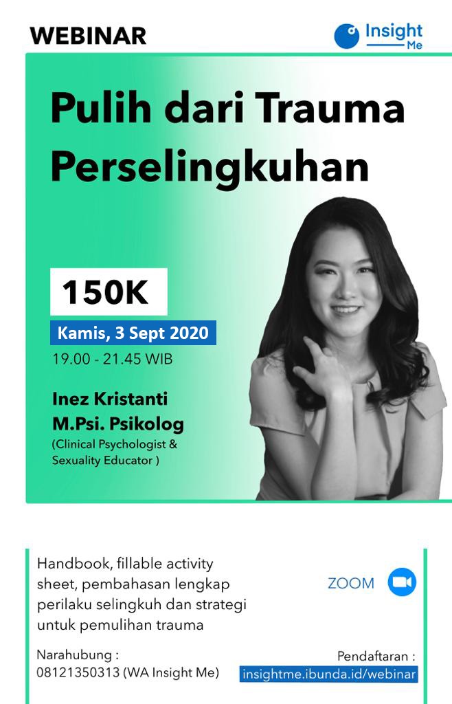 Webinar Pulih Dari Trauma Perselingkuhan