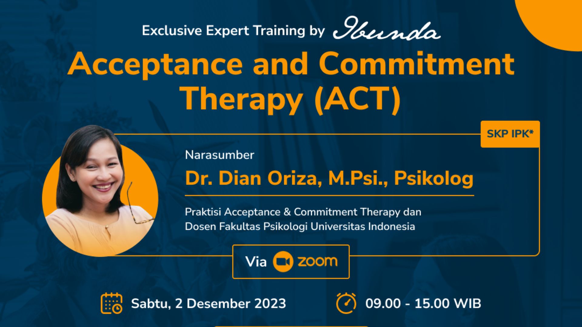 Exclusive Expert Training: Acceptance and Commitment Therapy (ACT) Batch 2