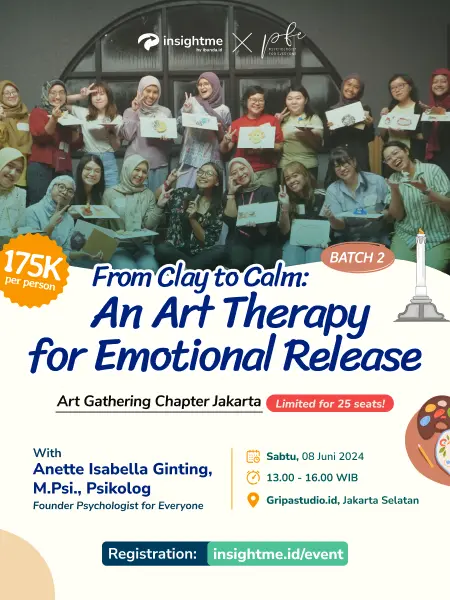 From Clay to Calm: An Art Therapy for Emotional Release (Chapter Jakarta) Batch 2