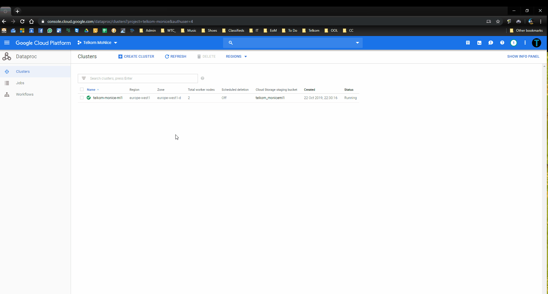 dataprocdeletecluster_20191022