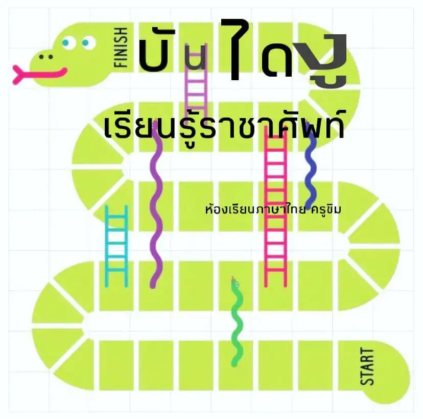 เกมบันไดงู เรียนรู้ราชาศัพท์” - insKru เกมบันไดงู เรียนรู้ราชาศัพท์” - Inskru