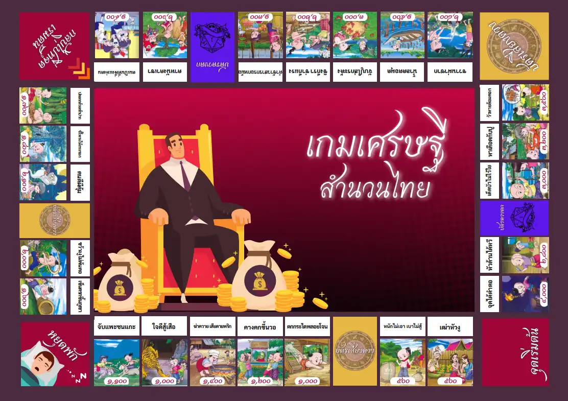 บอร์ดเกมเศรษฐีสำนวนไทย - insKru บอร์ดเกมเศรษฐีสำนวนไทย - Inskru