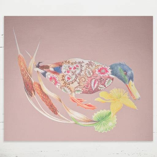 Printed Fabric Panel - Milverton Mallard